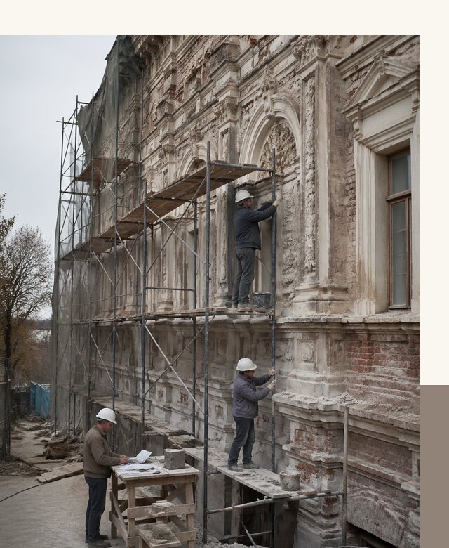 Реставрация объектов культурного наследия под ключ в Луге
