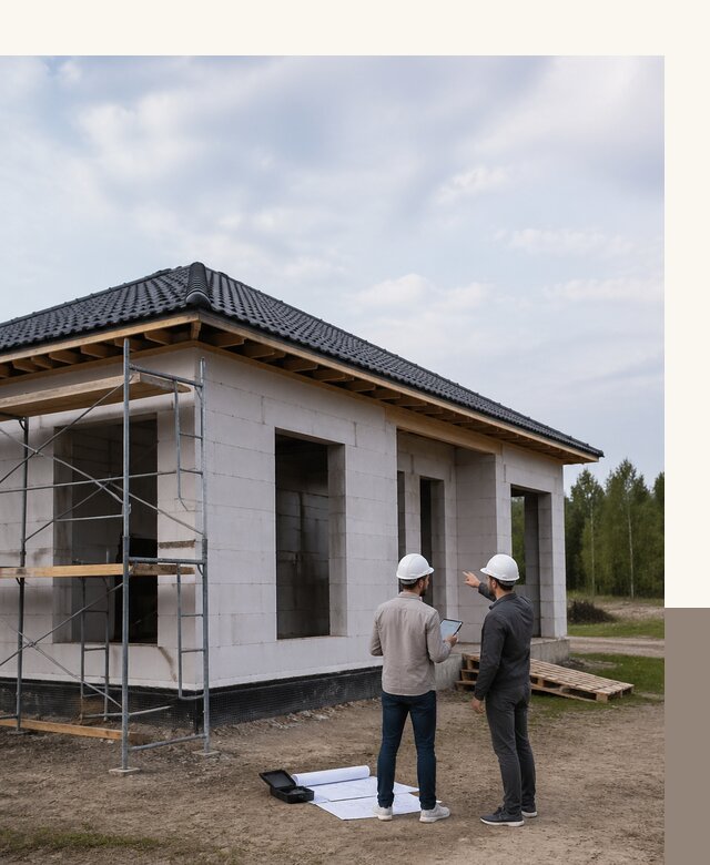 Проектирование одноэтажных домов из газобетона в Луге