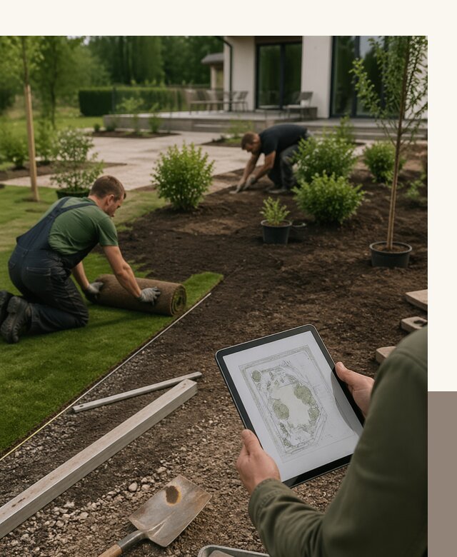 Ландшафтный дизайн участка под ключ и благоустройство в Луге